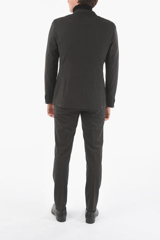 CC COLLECTION abito 3 bottoni REWARD mini check due spacchi revers classico