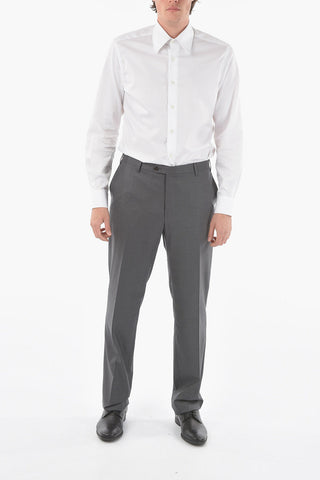 Regular Waist Virgin Wool LEADER Pants