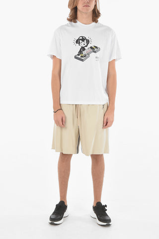 Crewneck DJ.FELIX T-shirt with Print