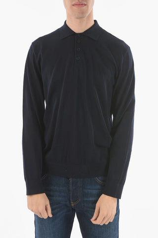 ZZEGNA Wool Polo Neck Sweater