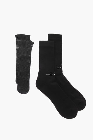 Solid Color Stretch 2 Socks Set