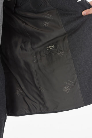 Flap Pockets Lined Single Breasted LEADER Virgin Wool Suit