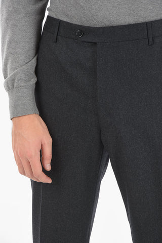 Flap Pockets Lined Single Breasted LEADER Virgin Wool Suit