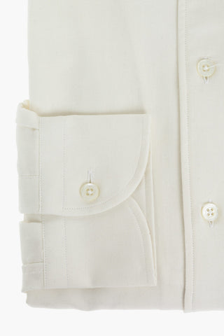 Standard Collar Flannel Wool Shirt
