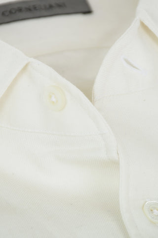 Standard Collar Flannel Wool Shirt