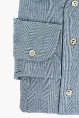ID Standard Collar Twill Flannel Cotton Shirt