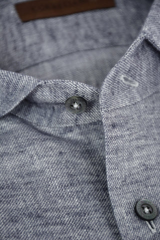 ID COUTURE Camicia in Flanella di Lino Twill