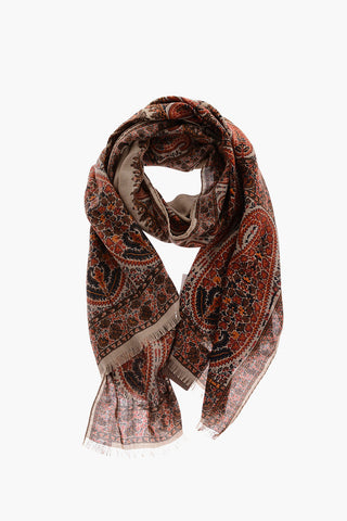 Sciarpa DELHY a Fantasia in Cashmere E Seta