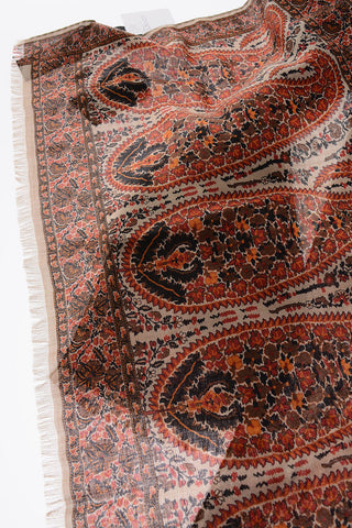 Sciarpa DELHY a Fantasia in Cashmere E Seta