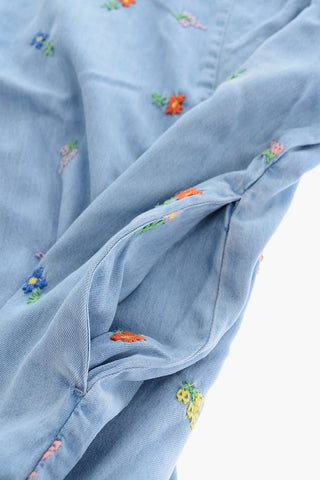 Flowers Embroidered Jumpsuit