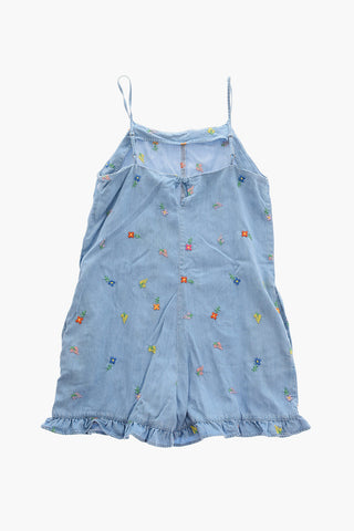 Flowers Embroidered Jumpsuit