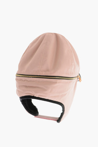 Cap with Removable Real Fur Bottom