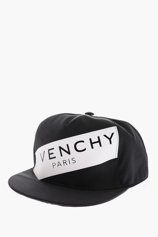 Logoed Faux Leather Detail Cap
