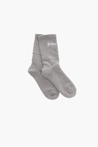 Logo Embroidered Stretch Socks