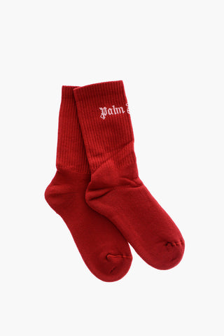 Logo Embroidered Stretch Socks