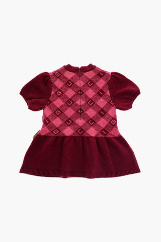 Vestito in Jacquard con Monogram Frontale