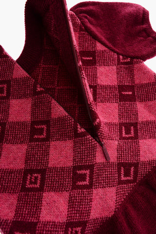 Vestito in Jacquard con Monogram Frontale