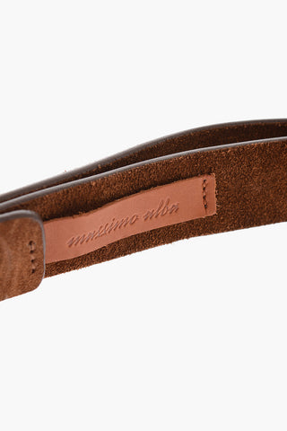 30mm Studded Leather Belt