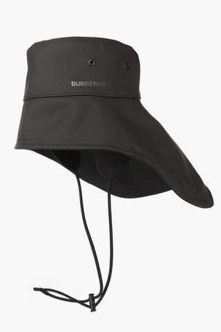 Rubberised Cotton Fisherman Hat Wth Adjustable Drawstring