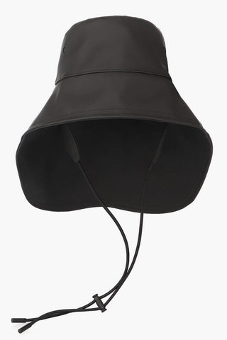 Rubberised Cotton Fisherman Hat Wth Adjustable Drawstring