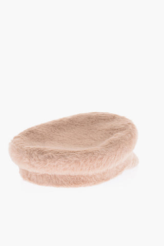 Faux Fur Baker Boy Hat