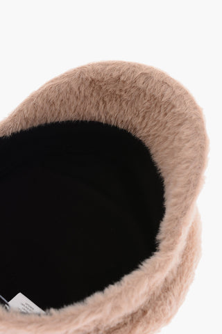 Faux Fur Baker Boy Hat