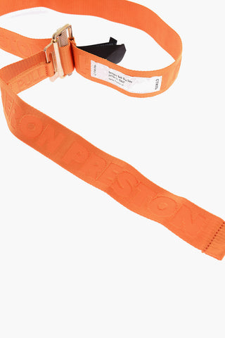 40mm Solid Color Logoed Fabric Belt