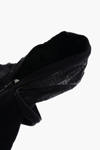 Hoodie with Monogram Details