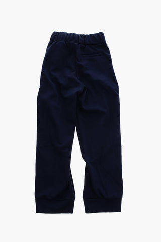 Side Monogram Band Solid Color Joggers