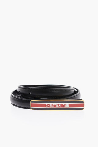 15mm Leather Slim Belt