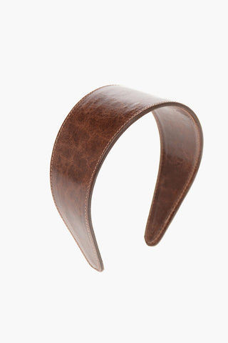 Soft Leather Maxi Hairband