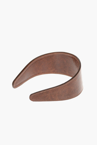 Soft Leather Maxi Hairband