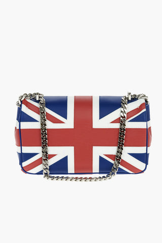 Chain UNION JACK Leather Shoulder Bag