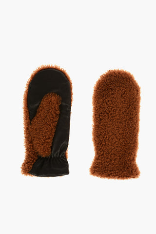 Cashmere Lined Shearling Gloves