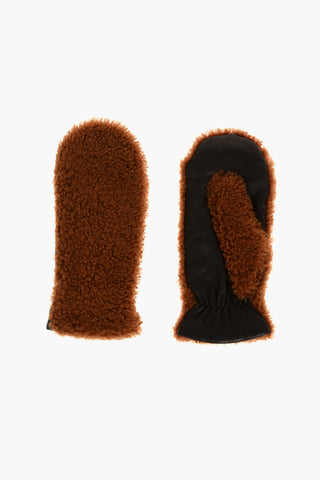 Cashmere Lined Shearling Gloves
