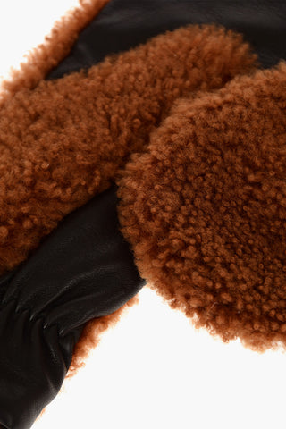Cashmere Lined Shearling Gloves
