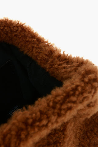 Shearling Maxi Pouch