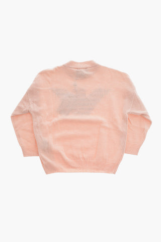 EMPORIO Maglia in Misto Lana con Logo Ricamato