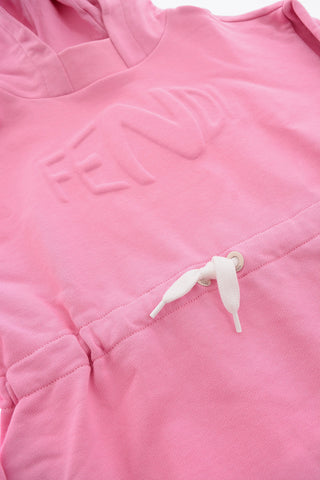 Logo Embossed Oversized Hoodie