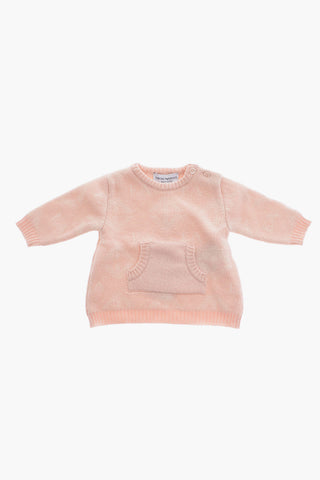 EMPORIO Wool Blend Crew-neck Sweater and Pants Set