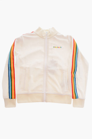 Velour Track Sweatshirt with Side Band
