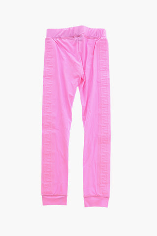 Lycra Leggings with Side Embossed Logo