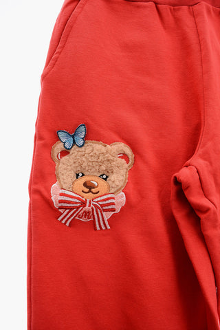 4 Pockets Joggers with Teddy Bear