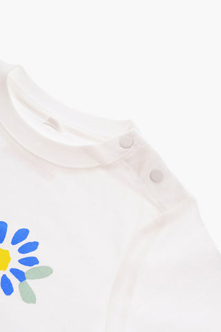 Front Printed Crew-neck DAISY SMILE T-shirt