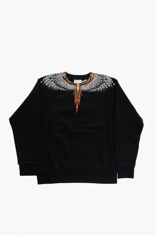 Crew-Neck GRIZZLY WINGS Sweatshirt with Print