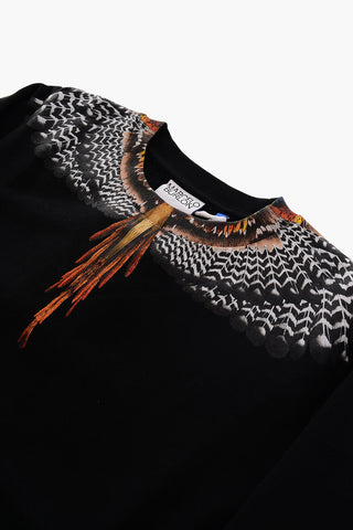 Crew-Neck GRIZZLY WINGS Sweatshirt with Print
