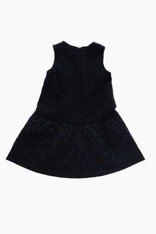 Sleeveless Dress with Quilted Detail