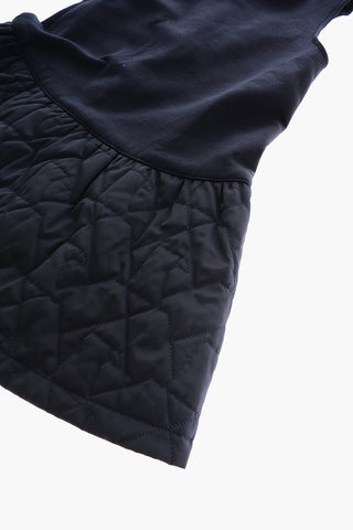 Sleeveless Dress with Quilted Detail