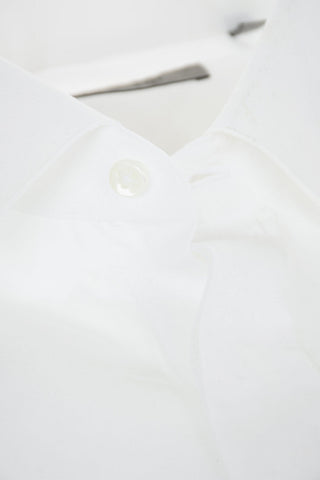 COUTURE Standard Collar Popeline Cotton Shirt