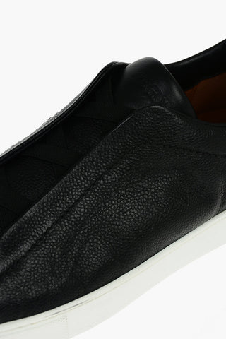 COUTURE Textured Leather TRIPLE STITCH Sneakers